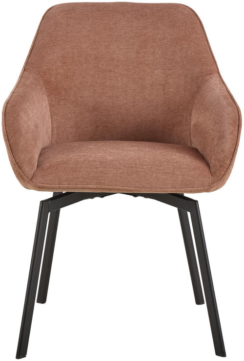 Rebellenclub Eetkamerstoel Morrey - Set van 2 - Roze
