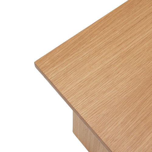 Hübsch bijzettafel Straight - mdf/eikenfineer - 35x35xh40cm