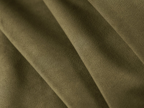 Micadoni linker hoekbank Jenny 5-zits, flueel groente - 145x225x73cm