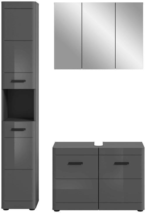 Furnilux Badkamercombinatie grijs-grijs - 125x190x34cm - vtwonen shop