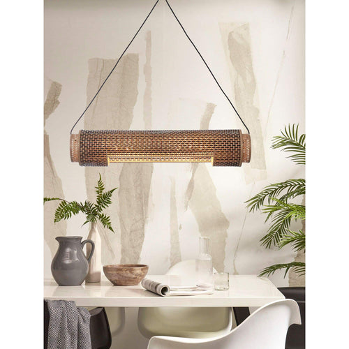 GOOD&MOJO hanglamp Bhutan - bruin - Ø15cm - vtwonen shop