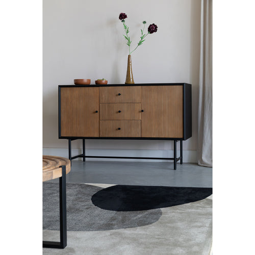 Housecraft Living Coztilla Dressoir Zwart/ Bruin - vtwonen shop