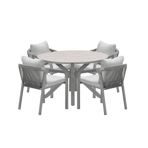 Garden Impressions tuinset Tarera - Tulli - dakar sand - Ø122x75 cm - 5-delig - vtwonen shop