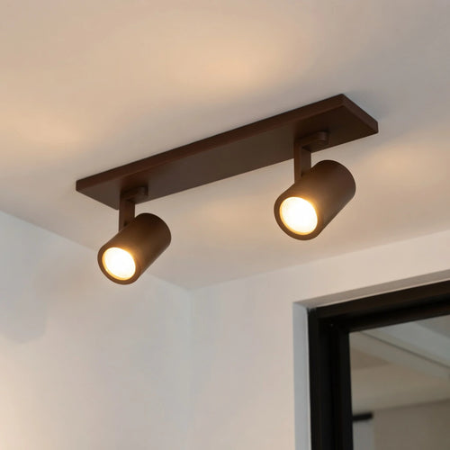 Highlight spot HALO - 2 lichts - 40  x 15   cm - bruin