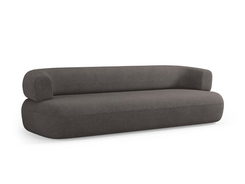 Micadoni Bank Jenny 4-zits, boucle, grijs - 90x226x73cm