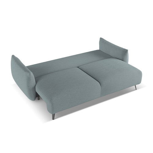 LaMiaSofa 3-zits slaapbank Genova - chenille stof - jeans - 230x105x86