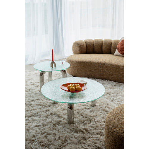 Dutchbone Marly Salontafel Zilver/Glas