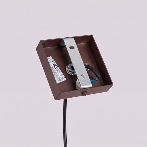 Sollux Lighting Hanglamp RAYO 1 bruin - 8x8x118cm