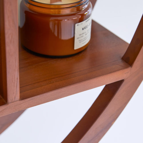 Tikamoon Wandplank van massief teakhout - Naturel - vtwonen shop