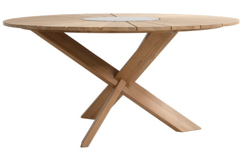 Hartman Tuintafel Provence - Naturel Teakhout - Ø150x76cm - vtwonen shop