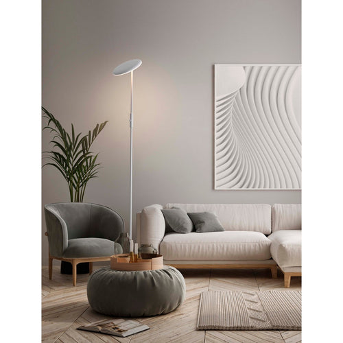Nova Luce NOSTOS Geïntegreerde LED-vloerlamp, zandwit, dimbaar, 30W, 2288lm, 3000K