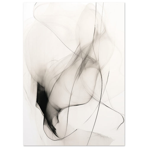 Artfulprints  Abstract - Chique brush 4   poster A4 21x29.7 cm