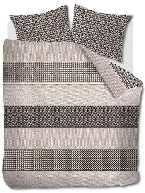 Rivièra Maison Dekbedovertrek Lawrence - 260 x 200/220 cm - Bruin