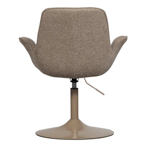 WOOOD eetkamerstoelen Marten - Polyester - Zand - Set van 6