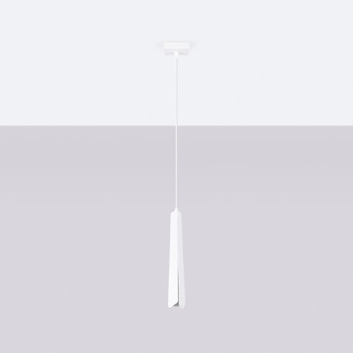 Sollux Lighting Hanglamp PRYSM 1 wit - 8x8x120cm