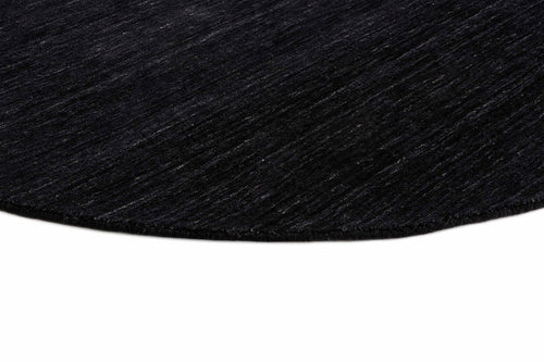 Vloerkleed MOMO Rugs Panorama Uni Rond Black 200 rond