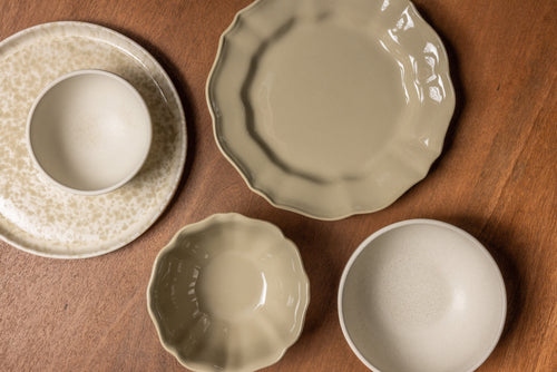 Mimo Homeware serviesset Wild Olive & Limestone Valley - 6-delig - 2 personen