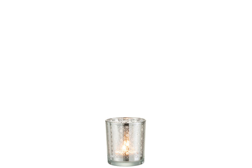 J-Line kaarshouder Oosters - glas - zilver - 3 stuks - vtwonen shop