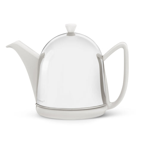 Bredemeijer - Theepot Cosy Manto 1,0L wit - vtwonen shop