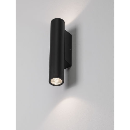 Nova Luce TORRIN Buitenwandlamp met op- en neerwaartse beweging, donker antraciet LED, 6W 480lm, IP65, 3000K