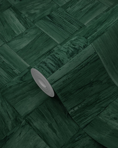 Origin Wallcoverings behang sloophout motief donkergroen - 50 x 900 cm - 347934 - vtwonen shop