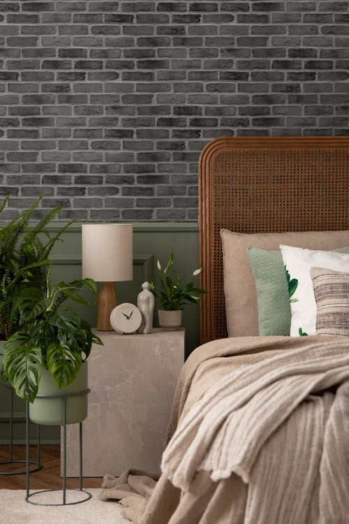 Walls4You behang steen donkergrijs - 53 cm x 10.05 m - 935326 - vtwonen shop