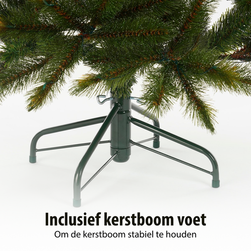 Triumph Tree Bristlecone Kerstboom - Kerstversiering voor Binnen met Volle Uitstraling - Kunstboom met 916 Dennentakken en Kliksysteem - Kunststof PVC