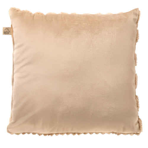 LUCA - kussenhoes 45x45 cm - gerecycled - bontlook - Irish Cream - beige