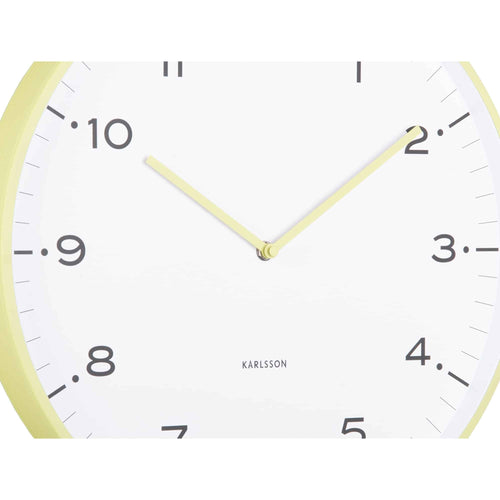 Karlsson wandklok Circus Rings - groen - Ø40cm - vtwonen shop