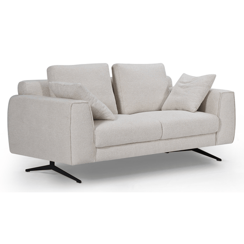 Furnhouse 2-zitsbank Detroit - Crème wit - Stof - 92x176x84
