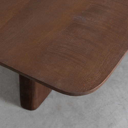 LABEL51 Eettafel Scott - Donkerbruin Mangohout - 200x100x76cm - vtwonen shop