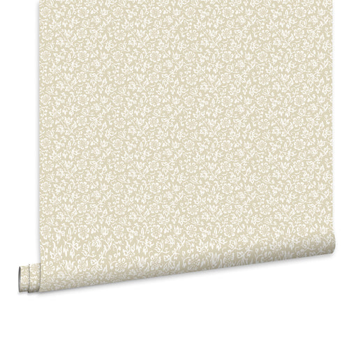 Laura Ashley Vliesbehang - Sweet alyssum twine
