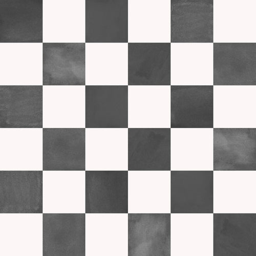 ESTAhome behang geblokt motief zwart wit - 53 cm x 10.05 m - 131285 - vtwonen shop