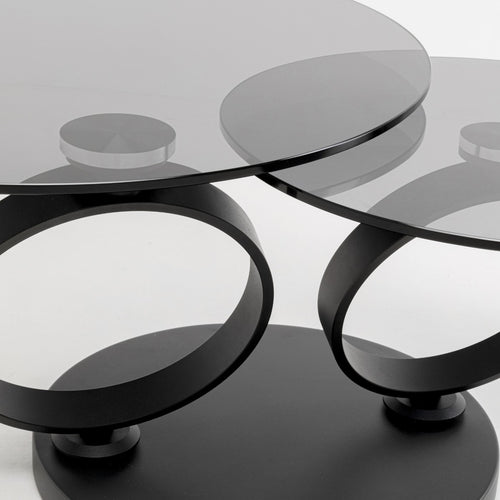 Kare Design Salontafel Beverly gerookt glas