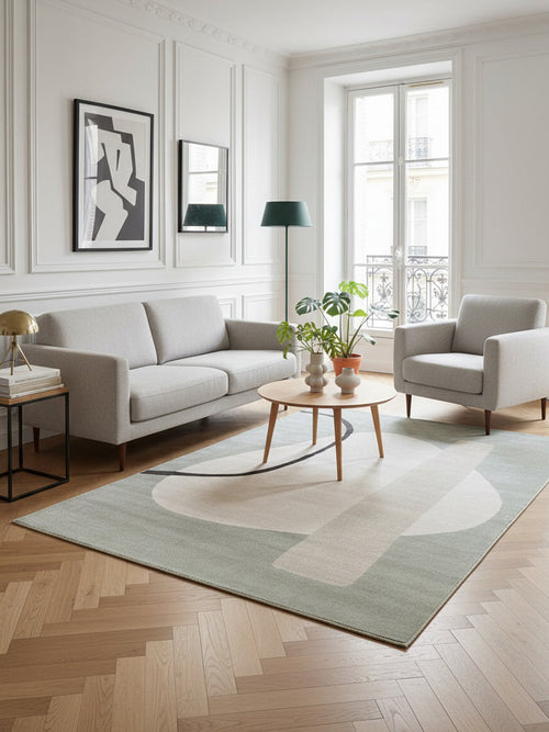 AFK Living vloerkleed Bilbao - zeer zacht - groen - 160 x 230 cm