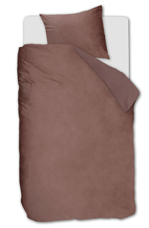 Ambiante Dekbedovertrek Velvety - 140 x 200/220 cm - Roze