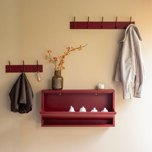 Spinder Design kapstok Fusion 3 - Burgundy - 3 haken