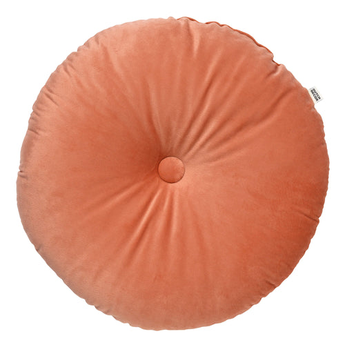 KUSSENSET - 4-delig - Velvet Shapes - 45x45 cm en Ø38 cm - inclusief binnenkussens - oranje, roze