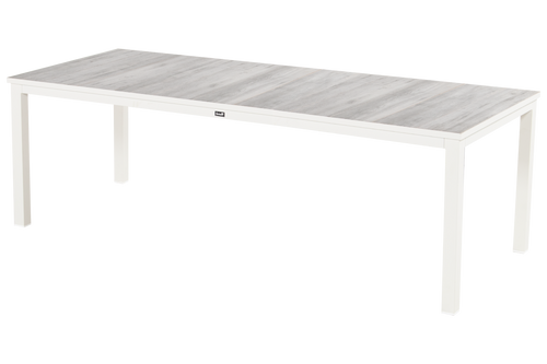 Hartman Tuintafel Comino - Grijs/Wit Keramiek - 222x101x75cm - vtwonen shop