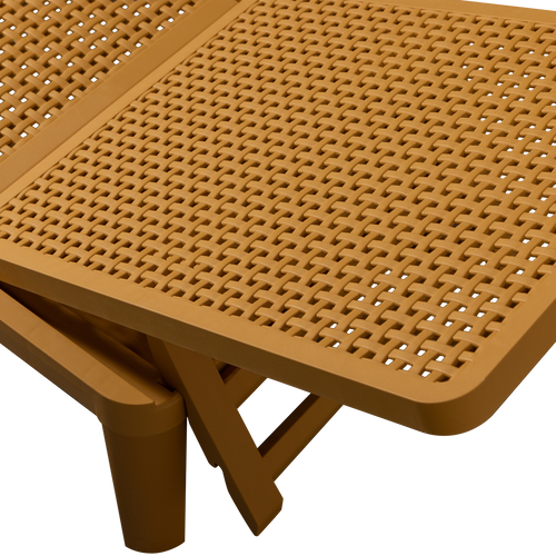 WOOOD ligbed tuin Jinte  - Kunststof - Geel - 29x55x191 - vtwonen shop