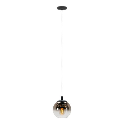 EGLO hanglamp Ariscani 1 - e27 - ø 20 cm - koperglas - zwart - vtwonen shop