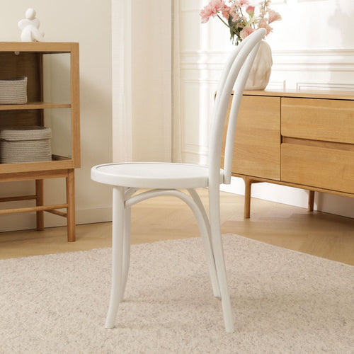 Fameg Vienna Thonet No.18 Houten Bistrostoel Wit - vtwonen shop