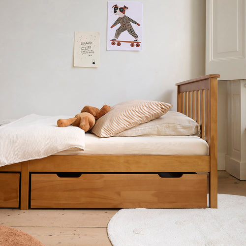 Petite Amélie Kinderbed - MILO - 90x200 cm - Grenen - bruin