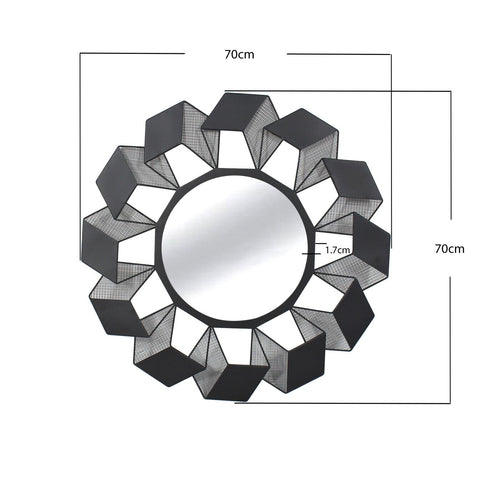 Kare Design Spiegel Cubes Ø70cm