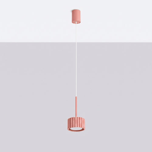 Sollux Lighting Hanglamp AURA 1 perzik Gx53 - 10x10x125cm