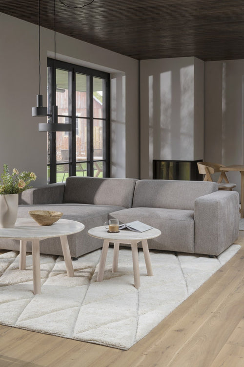 Rowico Home Willard gestoffeerde 3-zits hoekbank beige - links - 234 cm - vtwonen shop