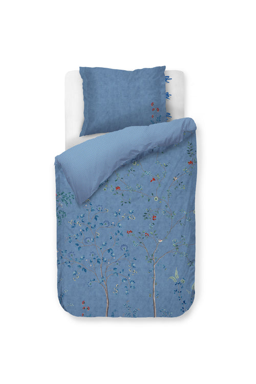 Pip Studio Dekbedovertrek Desi Garden - 140 x 200/220 cm - Blauw