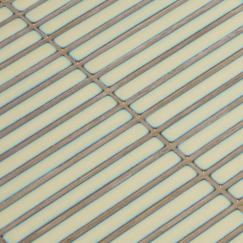 Hübsch bijzettafel Tile - mdf/eikenfineer/eiken/tegels - 45x50xh44cm