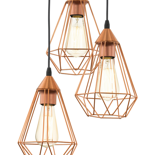 EGLO hanglamp Tarbes - e27 - ø 31 cm - zwart/koper - vtwonen shop