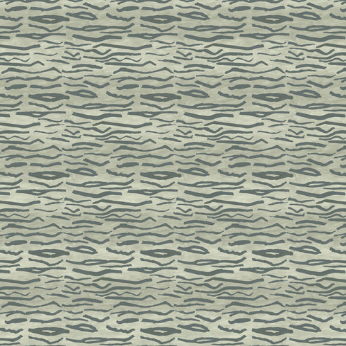 Behang Animal stripes Laurel green